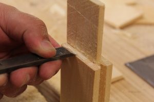 Cutting a Tenon with a Hand Saw