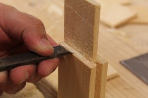 Cutting a Tenon with a Hand Saw