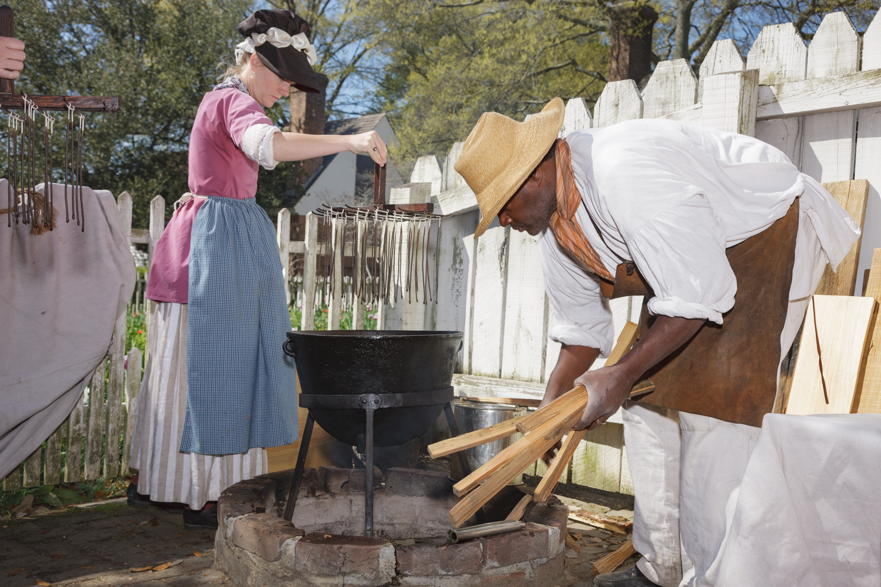 Candle Making in Colonial Williamsburg