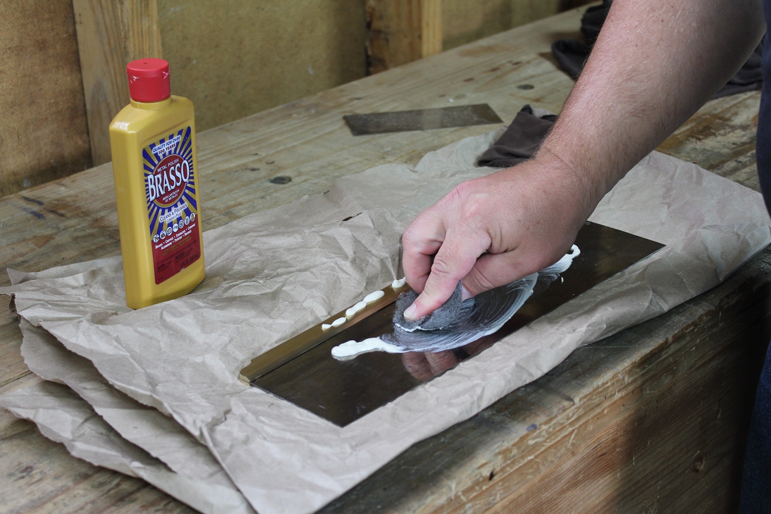Polishing a Saw Blade
