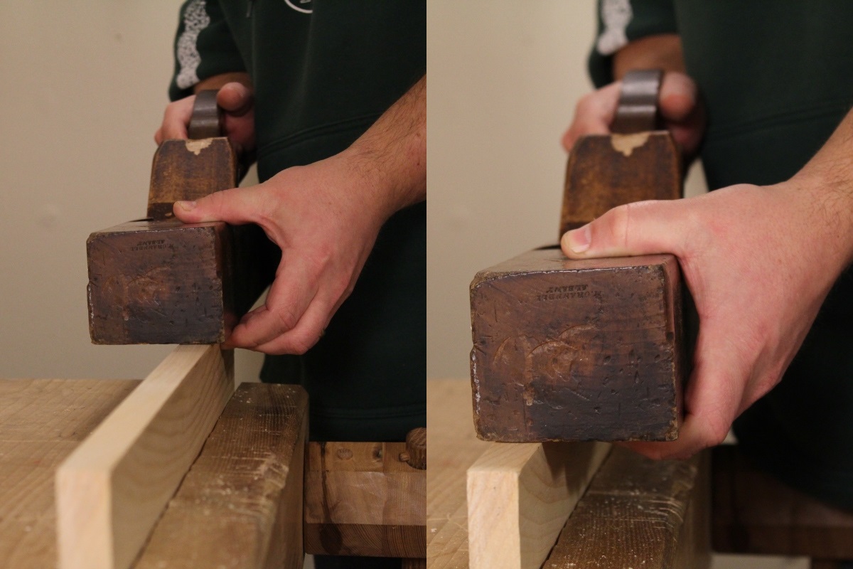 Hand Planing the Edge of a Board Square