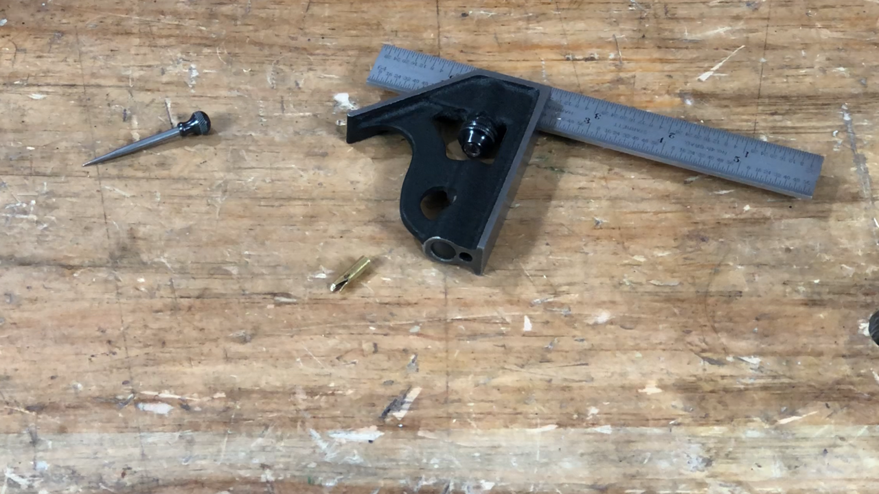 Combination Square Bushing Removed