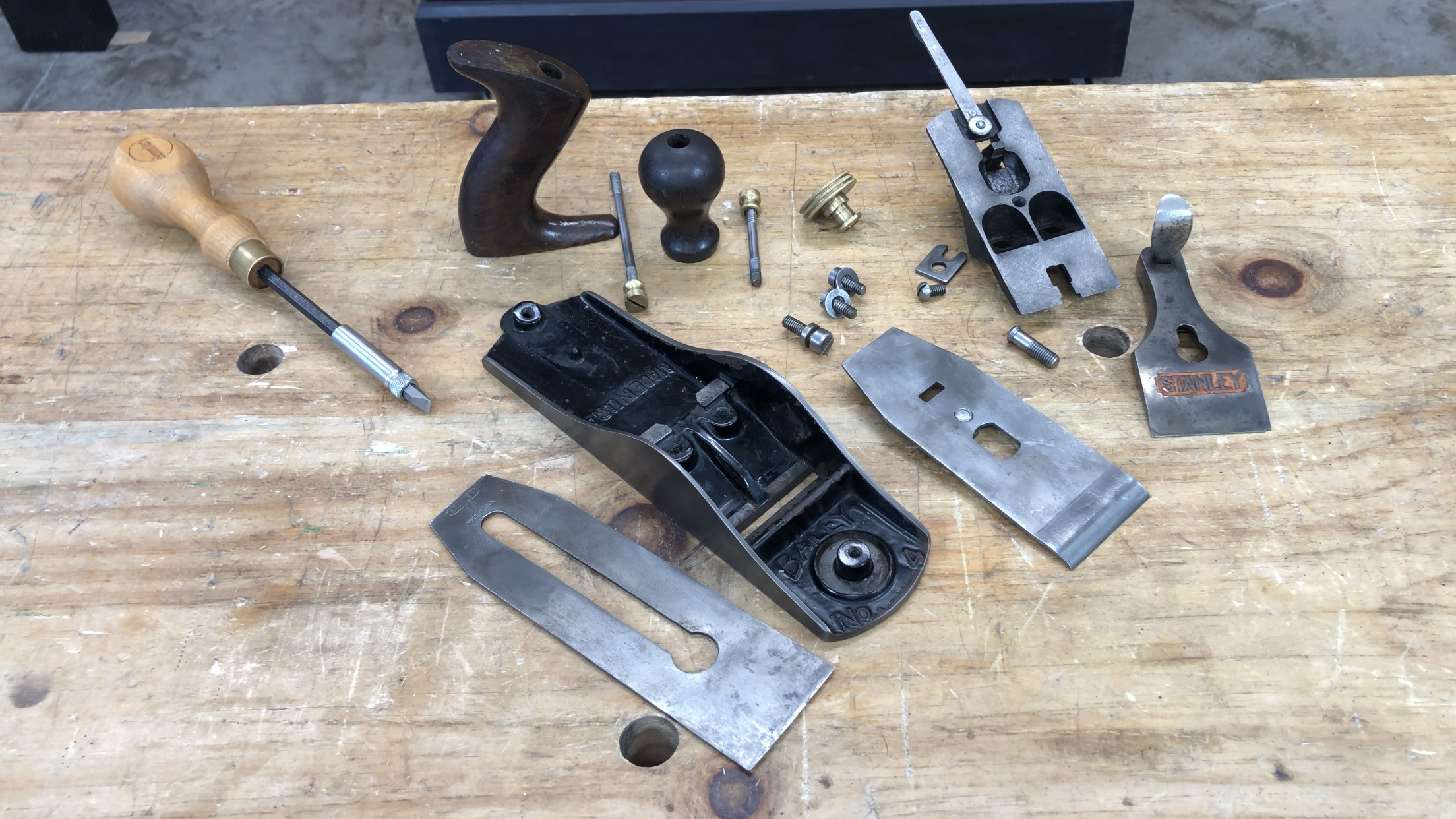 Disassembling a Hand Plane
